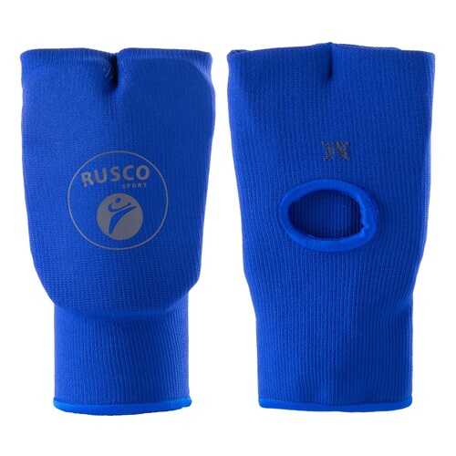 Накладки на кисть Rusco Sport, хлопок, синий (L) в Спортмастер