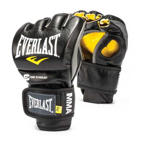 Перчатки боевые Everlast MMA Competition M черные 4 унции в Спортмастер