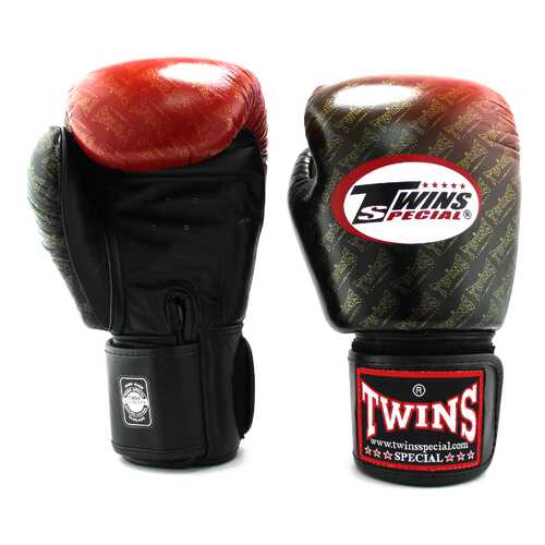 Перчатки боксерские Twins FBGVL3-TW1 FANCY BOXING GLOVES черно-красные в Спортмастер