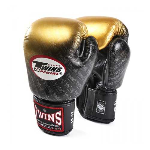 Перчатки боксерские Twins FBGVL3-TW1 FANCY BOXING GLOVES черно-золотые в Спортмастер