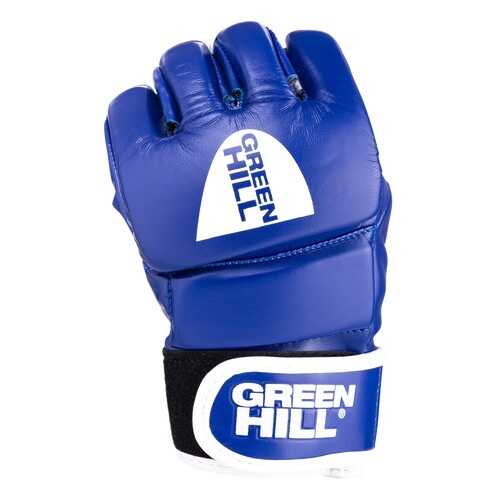 Перчатки для MMA Green Hill Combat Sambo MMR-0027CS, к/з, синие (XL) в Спортмастер