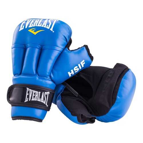Перчатки для рукопашного боя Everlast HSIF RF3212L, 12oz, L, к/з, синий в Спортмастер
