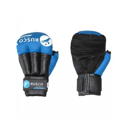 Перчатки для рукопашного боя Rusco Sport, к/з, синие (12) в Спортмастер