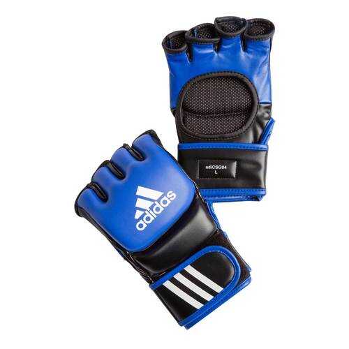 Перчатки для смешанных единоборств Adidas Ultimate Fight сине-черные L в Спортмастер