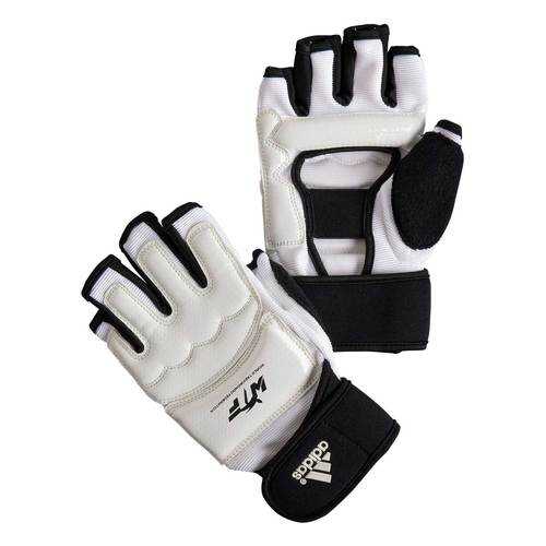 Перчатки для тхэквондо Adidas WTF Fighter Gloves белые S в Спортмастер