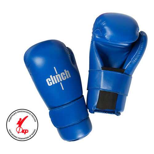Перчатки полуконтакт Clinch Semi Contact Gloves Kick XS синие 8 унций в Спортмастер