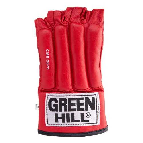Перчатки снарядные Green Hill ROYAL CMR-2076, шингарды, кожа, красные (XL) в Спортмастер