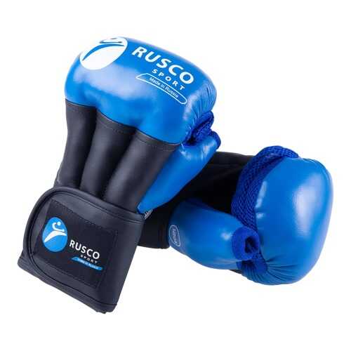 Rusco Перчатки для рукопашного боя PRO, к/з, синий - 4 в Спортмастер
