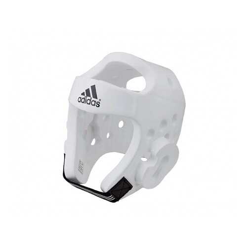 Шлем для тхэквондо Adidas Head Guard Dip Foam WTF белый S в Спортмастер