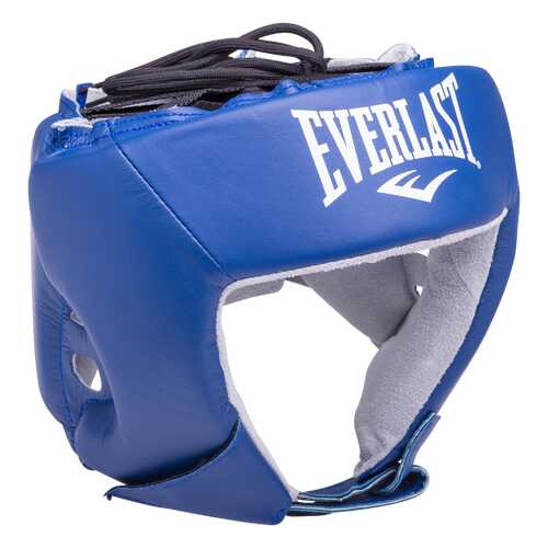 Шлем открытый Everlast USA Boxing 610206U, M, кожа, синий в Спортмастер
