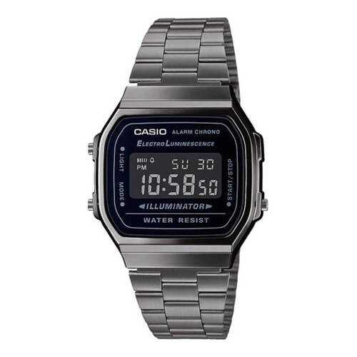 Спортивные наручные часы Casio A168WEGG-1B в Спортмастер