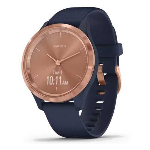 Спортивные наручные часы Garmin Vivomove 3S Rose Gold/Navy в Спортмастер