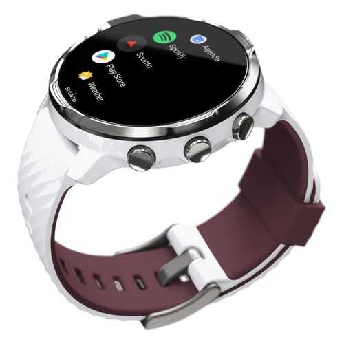 Спортивные наручные часы Suunto 7 White Burgundy в Спортмастер