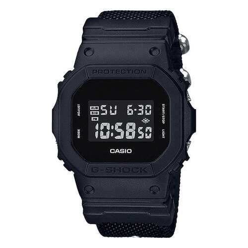 Японские наручные часы Casio G-Shock DW-5600BBN-1E с хронографом в Спортмастер