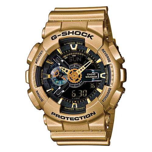 Японские наручные часы Casio G-Shock GA-110GD-9B с хронографом в Спортмастер