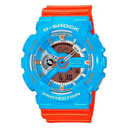 Японские наручные часы Casio G-Shock GA-110NC-2A с хронографом в Спортмастер