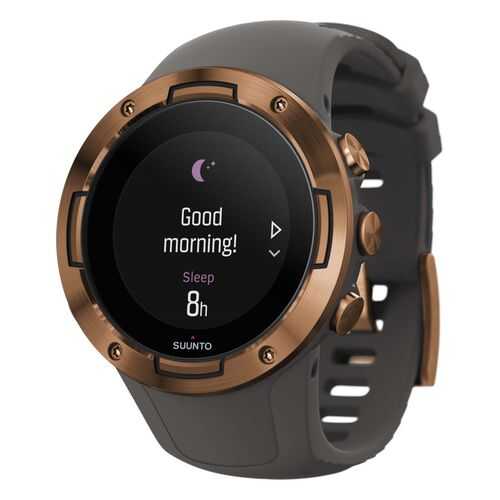 Часы Suunto 5 Graphite коричневые в Спортмастер