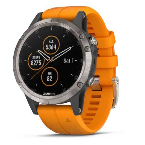 Умные часы Garmin Fenix 5 Plus 010-01988-16 в Спортмастер