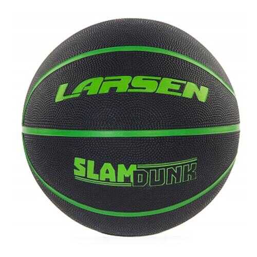 Баскетбольный мяч Larsen Slam Dunk №7 black в Спортмастер