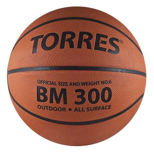 Баскетбольный мяч Torres BM300 B00017 №7 brown в Спортмастер