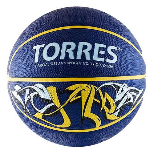Баскетбольный мяч Torres Jam B00047 №7 blue в Спортмастер