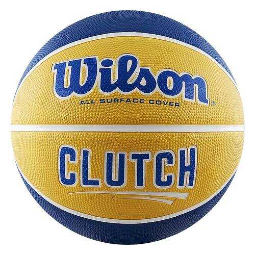 Баскетбольный мяч Wilson Clutch №6 blue/yellow в Спортмастер