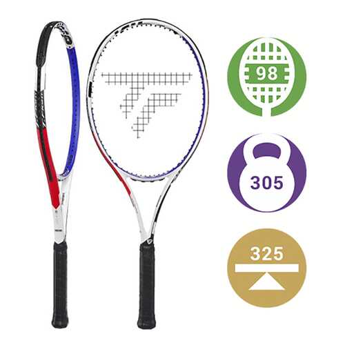 Ракетка для большого тенниса Tecnifibre Tfight 305 XTC белая/синяя/красная в Спортмастер