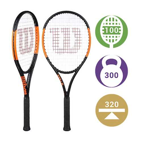 Теннисная ракетка Wilson Burn 100 S 2019 (Вес: 300, Голова: 100) (2) в Спортмастер
