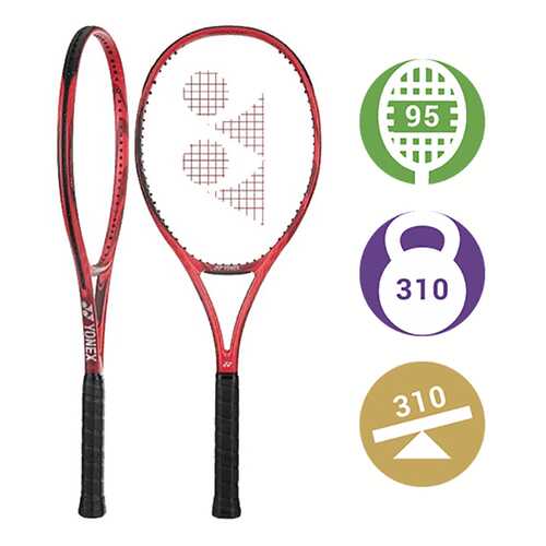 Теннисная ракетка Yonex Vcore 95 Red Новинка 2019 года (4) в Спортмастер