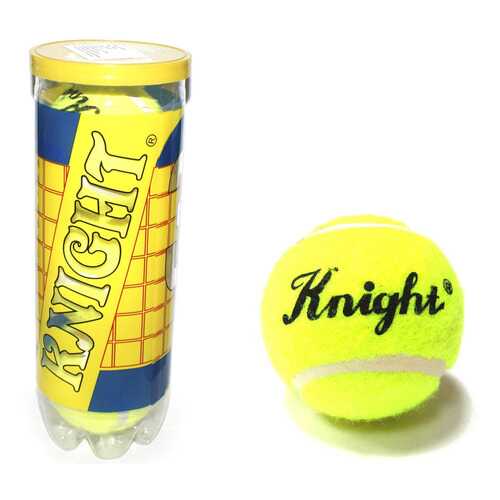 Теннисный мяч Knight Sprinter 3 шт. желтый в Спортмастер