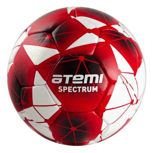 Футбольный мяч Atemi Spectrum Match №5 белый/красный в Спортмастер