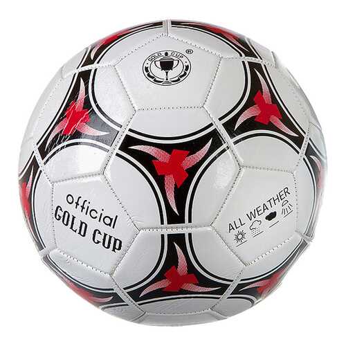 Футбольный мяч Gratwest Т53108 №5 white/black/red в Спортмастер