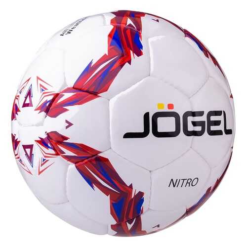 Футбольный мяч Jogel JS-710 Nitro №4 white/red в Спортмастер
