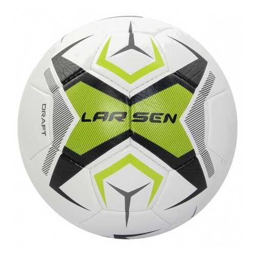 Футбольный мяч Larsen Draft №5 white в Спортмастер