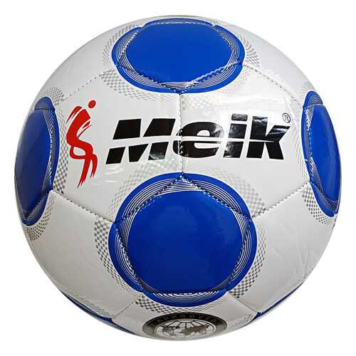 Футбольный мяч Meik 077-44 №5 white/blue в Спортмастер