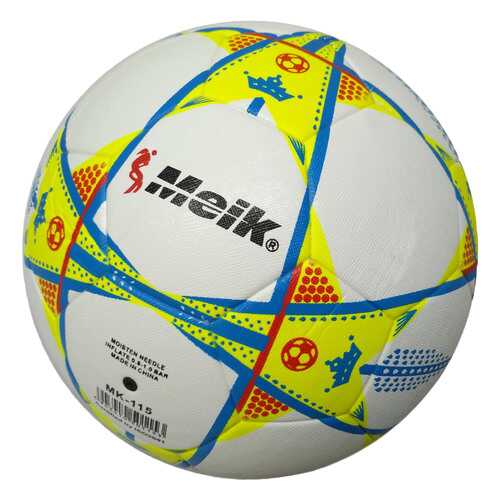 Футбольный мяч Meik 115 D26069 №5 yellow в Спортмастер