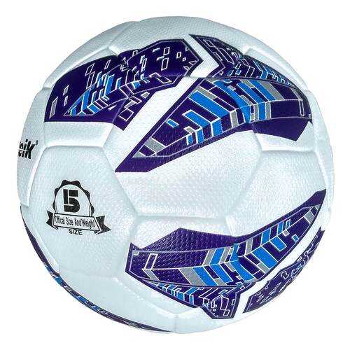 Футбольный мяч Meik 91 C28675-2 №5 white/blue в Спортмастер
