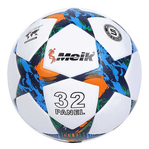 Футбольный мяч Meik 98 R18028-3 №5 white/blue/orange в Спортмастер
