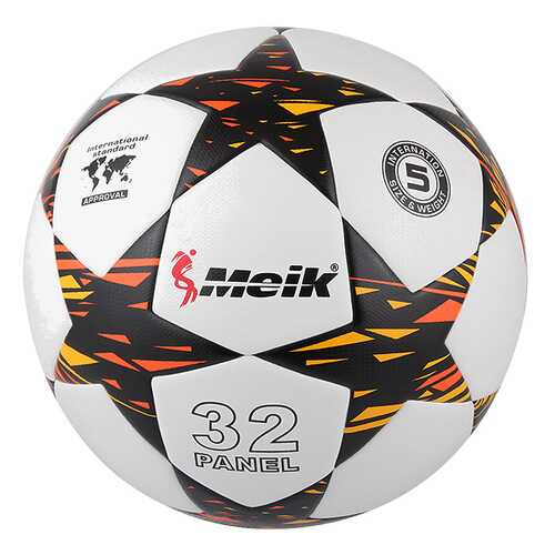 Футбольный мяч Meik 98 R18028-6 №5 white/black в Спортмастер