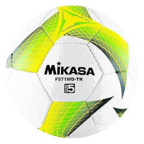 Футбольный мяч Mikasa F571MD-TR №5 white/green в Спортмастер