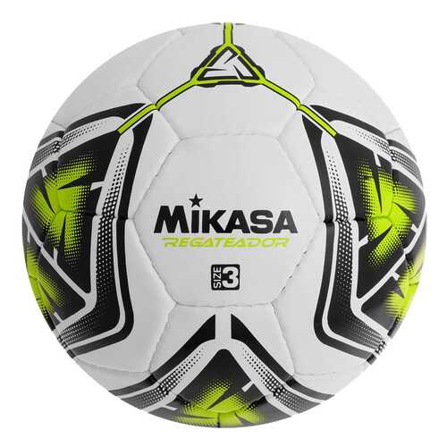 Футбольный мяч Mikasa Regateador5-G №3 white/black/yellow в Спортмастер