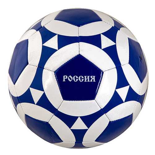 Футбольный мяч Shenzhen Toys Т88633 №5 white/blue в Спортмастер