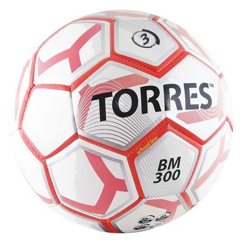 Футбольный мяч Torres BM 300 №3 white/red в Спортмастер