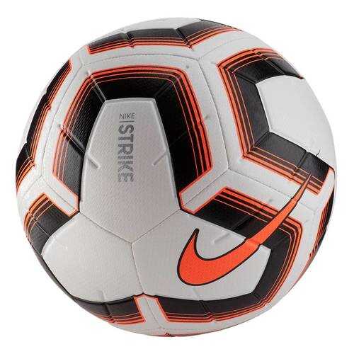 Мяч футбольный Nike Strike 2019, 5, белый, любительский, машинная сшивка в Спортмастер