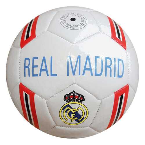 R18042-6 Мяч футбольный Real Madrid, клубный, 3-слоя PVC 1.6, 300 гр, машинная сшивка в Спортмастер