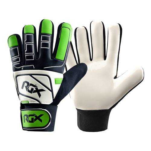 Вратарские перчатки RGX GFB04, white/black/green, M в Спортмастер