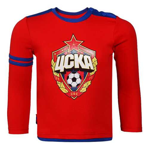 Футболка ПФК ЦСКА Эмблема 10508, красная, 92 см в Спортмастер