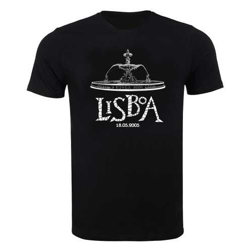 Футболка ПФК ЦСКА Лиссабонский фонтан, черная, 3XL в Спортмастер