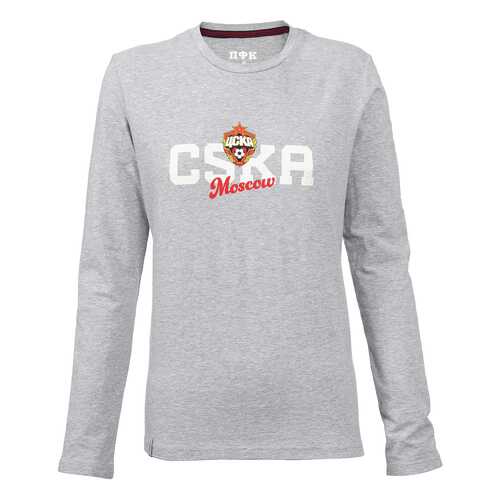 Лонгслив ПФК ЦСКА Mosсow, серый, M в Спортмастер