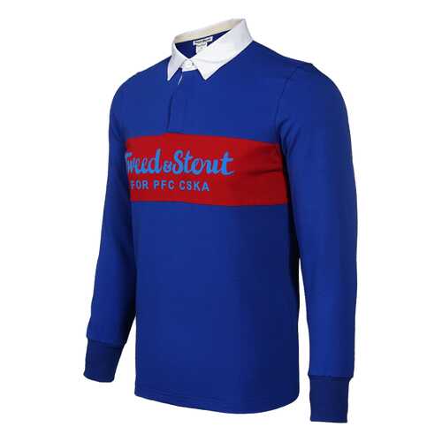 Поло ПФК ЦСКА Tweed and Stout, синее, L в Спортмастер